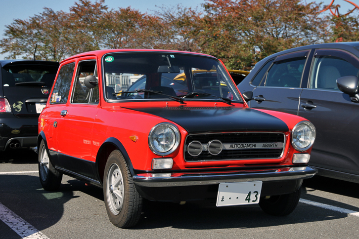 「アウトビアンキA112アバルト」。日本でも人気のあったボーイズレーサーの、正規輸入されていない初期型。