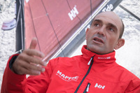 スペインの有力チーム、マフレのスキッパーを務めるザビ・フェルナンデス氏。アテネオリンピックの金メダリストであり、ボルボ・オーシャンレースについては今回が4度目の出場となる。