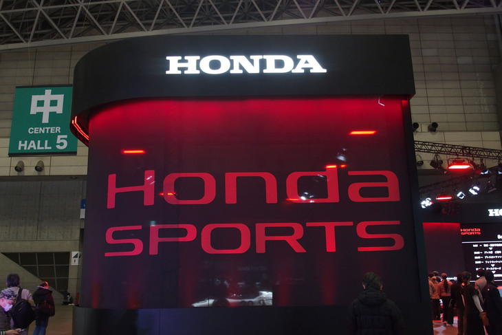 ホンダブースの様子。
