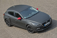 「アクセラ」に搭載されたスカイアクティブXの排気量は2リッター。シリンダーのボア×ストロークはスカイアクティブG 2.0と同じ83.5×91.2mm。