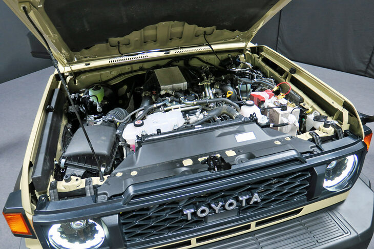 トヨタ・ランドクルーザー“70”(2.8リッター直4ディーゼルターボエンジン「1GD-FTV」)