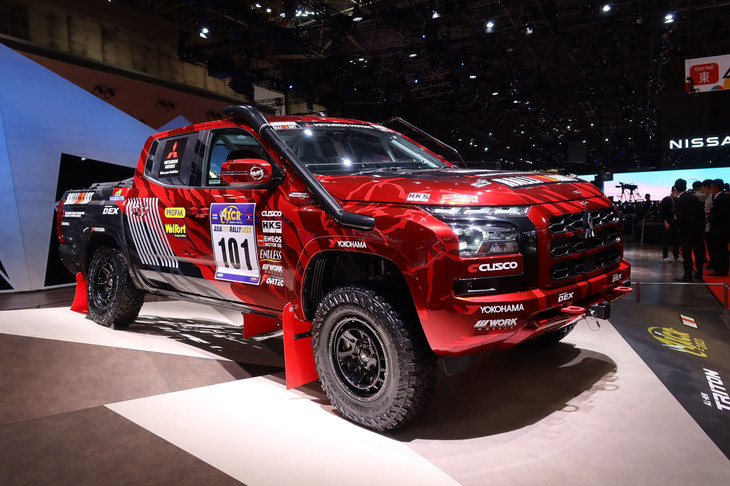 三菱トライトン(アジアクロスカントリーラリー2023参戦車両)