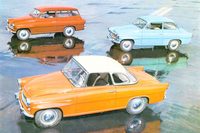 1959年に登場した「シュコダ・オクタヴィア」。シュコダは1920年代にイスパノ・スイザのライセンス生産から自動車産業に参入した、東欧最大の自動車メーカーだった。