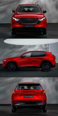 ボディーサイズは全長×全幅×全高=4690×1860×1695mm。従来型と比べると、全長が115mm、全幅が15mm拡大している。