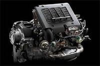1.4リッターコモンレール式直噴ディーゼルターボ。欧州で販売されているものを、国内向けに改変した。