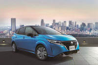 2021年上半期の登録車販売台数ランキング7位の「日産ノート」。トヨタ車以外でトップ10に入ったのはこれと「ホンダ・フリード」(9位)のみ。