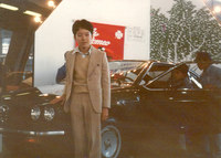 1975年に東京ショーが隔年開催になったあと、それと交互に催された「外車ショウ」にも欠かさず赴いた。これは1979年のスナップ。