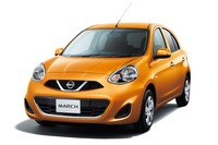 タイ生産となった4代目「マーチ」は、工業製品としての商品力の低さからたちまち不振におちいってしまった。写真はマイナーチェンジを受けた最新型。