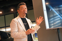 マセラティ ジャパンの木村隆之代表。レクサス、ユニクロ、日産、ボルボと渡り歩いてきた人物で、今はマセラティ ジャパンと2024年に発足したマセラティ コリアの代表として、日韓を行き来している。