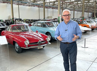 「ヘリティッジ・ハブ・イタリー」の責任者を務めるロベルト・ジョリート氏。「これは自動車デザインの先駆的な歴史をたどる、非常に興味深い物語です」