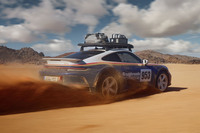 「ポルシェ911ダカール」デビュー オフロード走行可能な世界2500台の限定車の画像