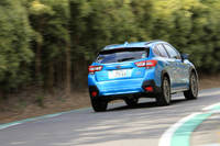 新開発された“SGP”を採用する「XVアドバンス」。スタッドレスタイヤを履いていたが、操縦安定性や静粛性は高いと評価できる。