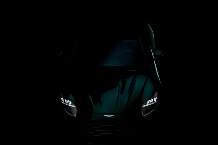 アストンマーティンが発表を予定している「DB」シリーズの新型車。