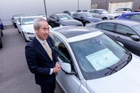 「ジャガー・ランドローバー・アプルーブド足立」の中古車部次長、中村善和さんに、同社の認定中古車に関するお話を伺った。