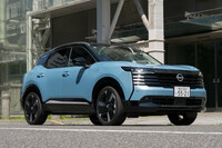 2026年6月に日本に導入された、新型「日産キックス」。海外ではすでに発売済みのモデルで、日本向けのものは神奈川の追浜工場で生産される(閉鎖後は九州へ移管)。