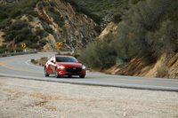 2019年1月に米ロサンゼルスで行われた、新型「マツダ3」の試乗会の様子。