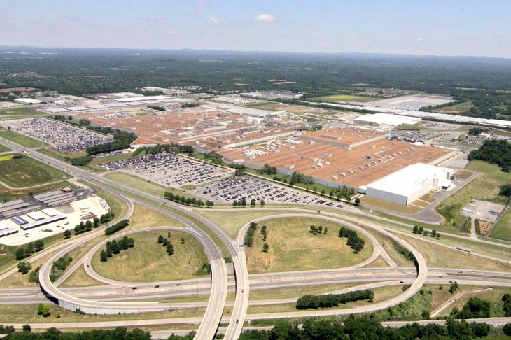 テネシー州に位置する日産スマーナ工場。1983年の「ダットサン・ピックアップ」に続き、1985年には乗用車「セントラ」の生産がスタートしている。