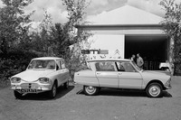 こちらはシトロエンの「アミ6」。フロントフェイスだけでなく、エクステリアの至るところが個性的だった。