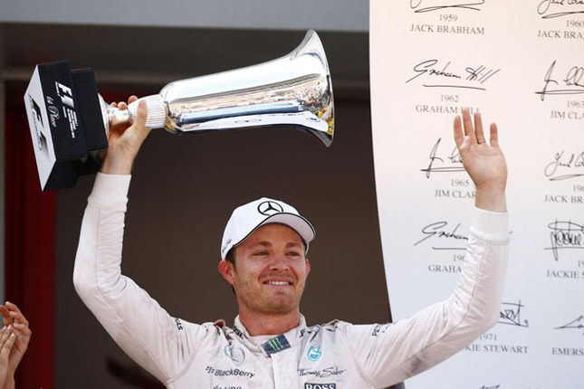 F1第5戦スペインGPで、メルセデスのニコ・ロズベルグが今季初優勝。(Photo=Mercedes)