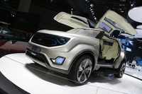 福建省の環境対応車メーカーであるユードーが出展した「X-TTコンセプト」。