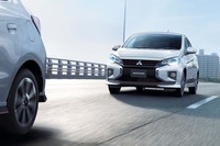 マイナーチェンジした「ミラージュ」は、見た目が変わっただけでなく、運転支援システムを充実させるなど、商品力の向上が図られている。果たして、セールスは上向くか?