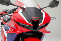 カウルにはダウンフォースを発生するウイングレットが備わっている。