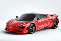 清水氏と渕野氏が絶賛する「マクラーレン750S」。「720S」の改良モデルで、基本となるデザインも踏襲している。