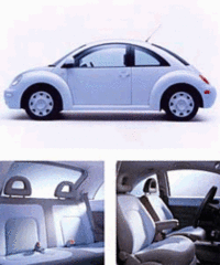 VW「ニュービートル」にパステルカラーの限定車の画像