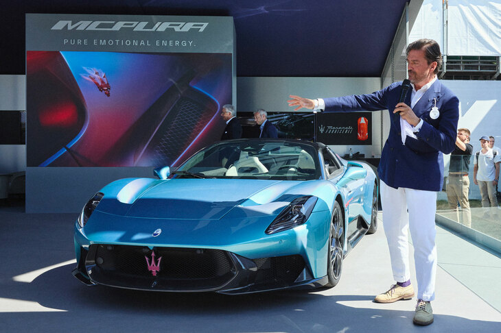 2025年7月の「グッドウッド・フェスティバル・オブ・スピード」で発表された「MCプーラ」。「MC20」の進化版だ。