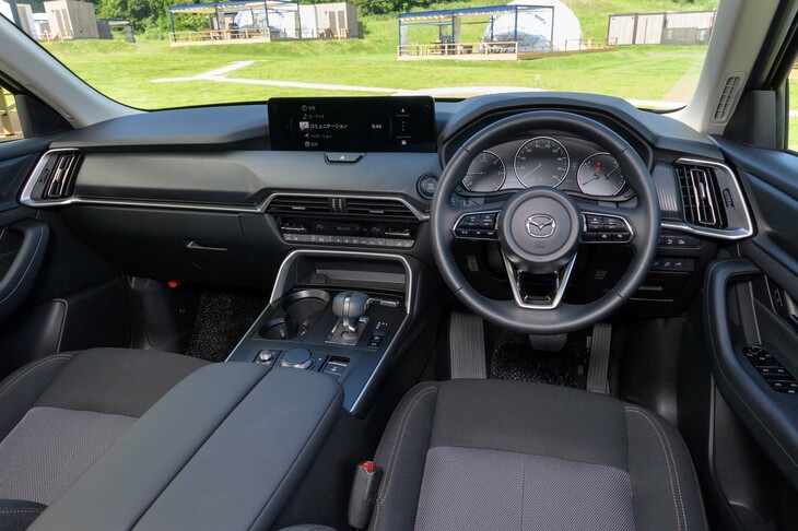マツダCX-80 XD Sパッケージ(インストゥルメントパネルまわり)