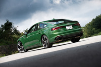 0-100km/h=3.9秒という加速性能を誇る「RS 5スポーツバック」。最高速は、リミッターによって280km/hに抑えられている。