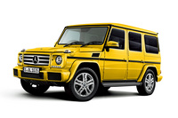 「G350d」のカタログモデルに設定される、「イエローストーン」のボディーカラー。