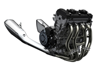 エンジンは低・中回転域のトルクを高めることでコントロール性を改善。同時に、耐久性や排ガス性能の向上も図っている。(写真:スズキ)