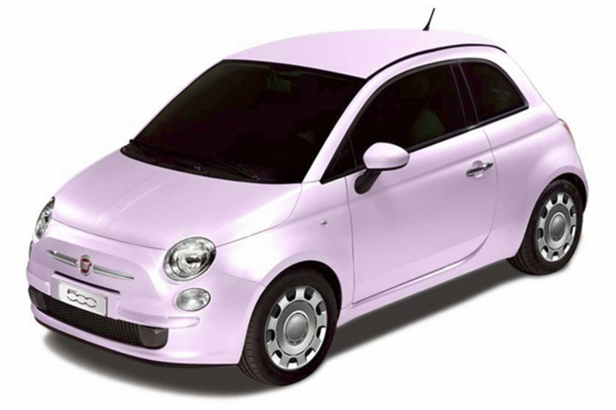 フィアット500 に華やかなピンクの限定車 ニュース Webcg