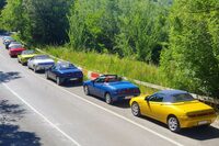 参加者たちは2日間にわたるシエナ地方のツーリングを堪能した。(photo:Club Alfa Romeo 916)