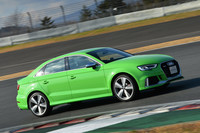 Cセグメントのコンパクトな高性能スポーツセダン「RS 3セダン」。日本では2年ほどカタログ落ちしていたが、2020年7月に販売が再開された。