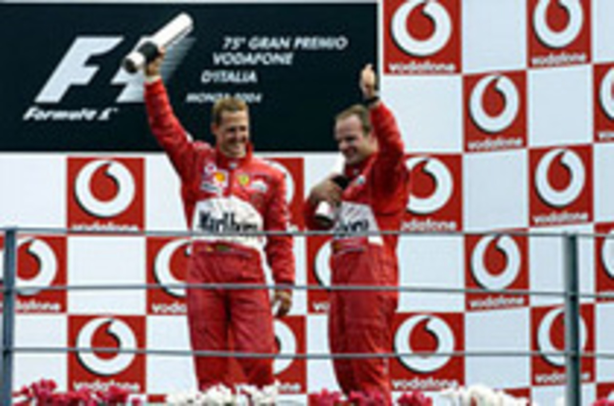 F1イタリアGP、バリケロ今季初V、地元で跳ね馬1-2【F1 04】 【ニュース