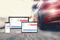 タルガ・テレマティクスのウェブサイトから。百五十数台にもおよぶ車両の、一日あたりのコスト管理を表示した画面。