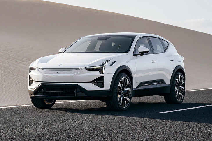 ポールスター3:ボルボの子会社の第3弾はトップインフォテインメントを搭載したクーペ風SUV。好みに応じてSUVの出力は490PSから517PS(パフォーマンスパック)、航続距離は最大610km。価格は8万9900ユーロ(約1200万円)より。