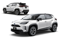 2020年8月登場の「トヨタ・ヤリス クロス」。見た目にも空間効率を追求したことが分かる「スズキ・クロスビー」や「ダイハツ・ロッキー」「トヨタ・ライズ」とは異なり、ヤリス クロスはリアガラスを大きく寝かせるなど、スポーティーで乗用車的な形状をしていた。