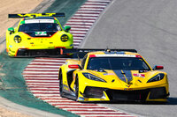 世帯耐久選手権やIMSAスポーツカー選手権などで活躍するコルベットレーシングの「C8.R」。「Z06」はこのレーシングカーをベースに開発された。