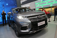 奇瑞が公開したSUV「エクシードTX」。同社は中国・百度(バイドゥー)系企業とともに、車載AIの開発を推進している。