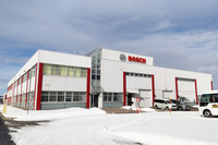 かつての飛行場を改修して開設された、ボッシュの女満別テストコース。彼らはこのほかにも、横浜の本社に埼玉県のむさし工場、栃木・那須塩原の栃木工場と、日本国内に29もの拠点を構えている。