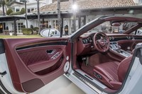 テスト車のインテリアレザーのカラーリングは「クリケットボール」。新品のクリケット用ボールをイメージしたという深みのある赤だ。