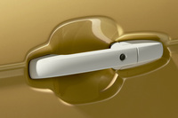 「N-BOXファッションスタイル」のフロントアウタードアハンドル。