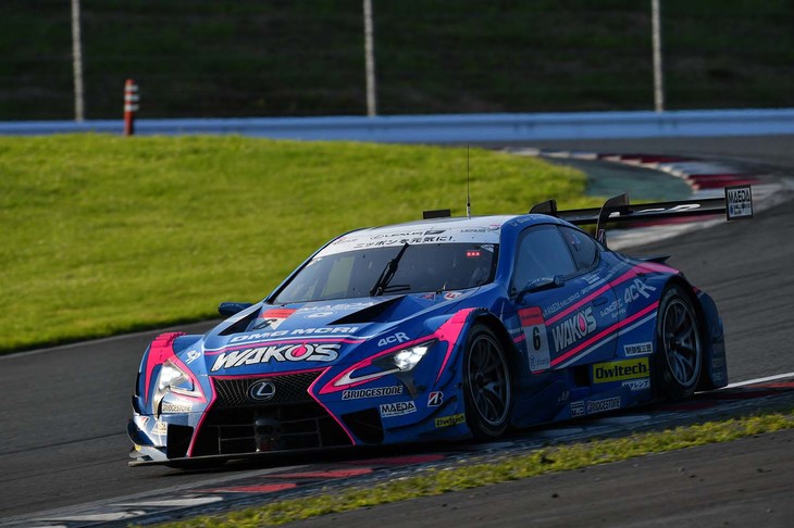 GT500クラスで勝利したNo.6 WAKO'S 4CR LC500(大嶋和也/山下健太)。