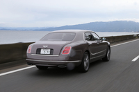 ベースとなった「ミュルザンヌ」の512psに対して、25psパワーアップされた「ミュルザンヌ スピード」のV8ツインターボ。最高出力537ps、最大トルク1100Nmを発生する。