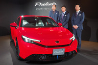 2025年9月4日の発表会より。10月6日には「発売から1カ月での受注台数は約2400台、計画台数の約8倍」と発表されたが、新車効果を加味すると、これは多いのか、少ないのか……。