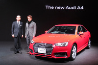 新しいプラットフォーム「MLBエボ」が取り入れられた新型「アウディA4」。