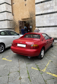 「ホンダCR-Xデルソル」。若く見えるが、実は車齢22年以上ということになる。